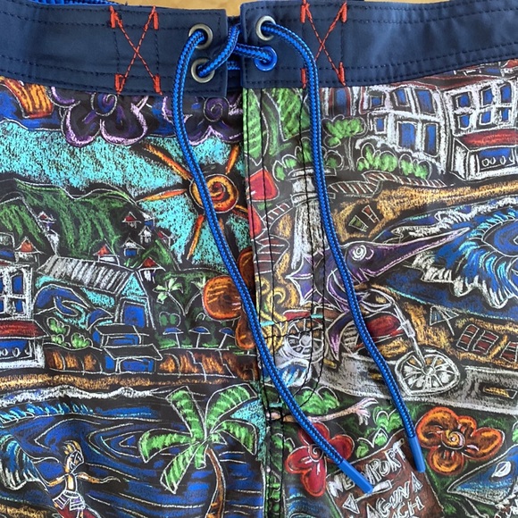 Tommy Bahama Swim Trunks, XXL - Picture 2 of 8